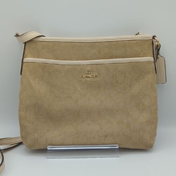 Coach Beige and Cream Crossbody Bag - Picture 1 of 9